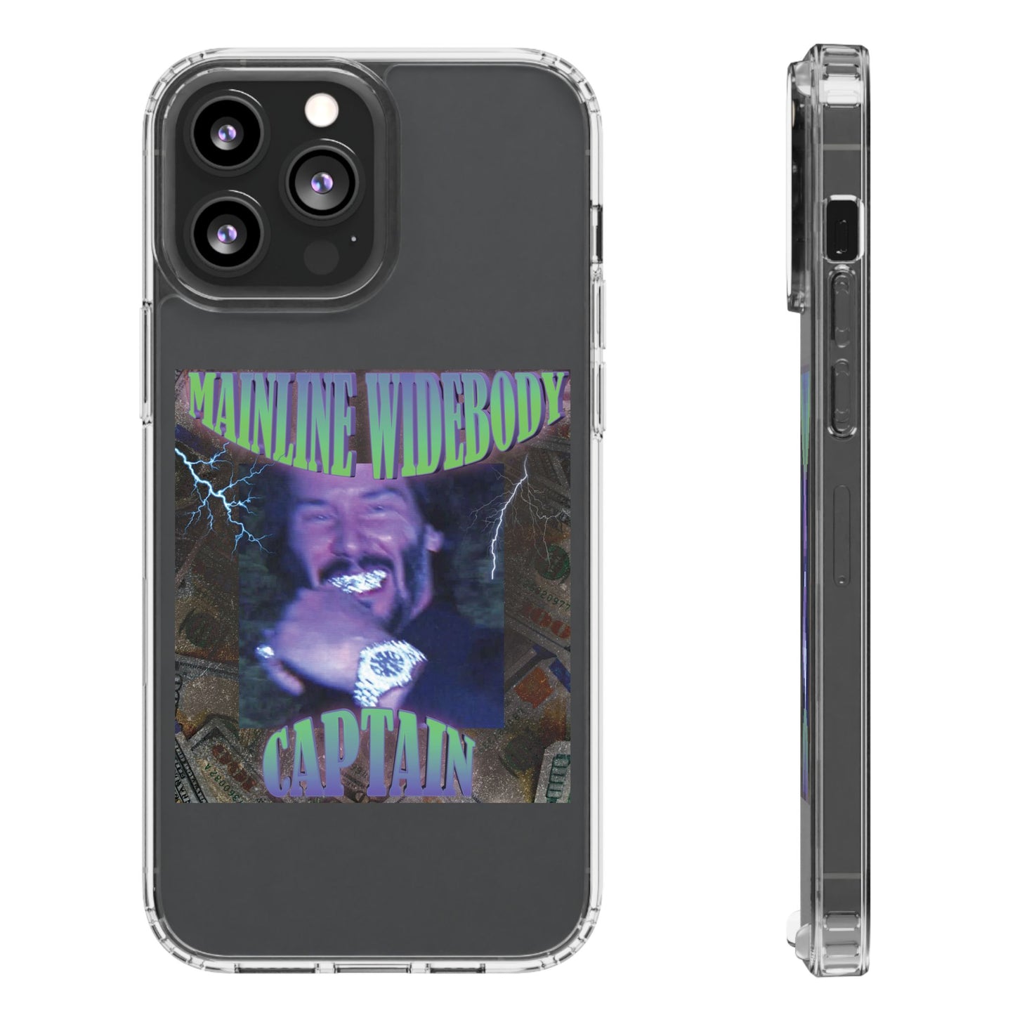 Mainline Widebody Captain Funky Phone Covers, Unique Gift for Him, Trendy Phone Accessories, Captivating Designs for All Occasions