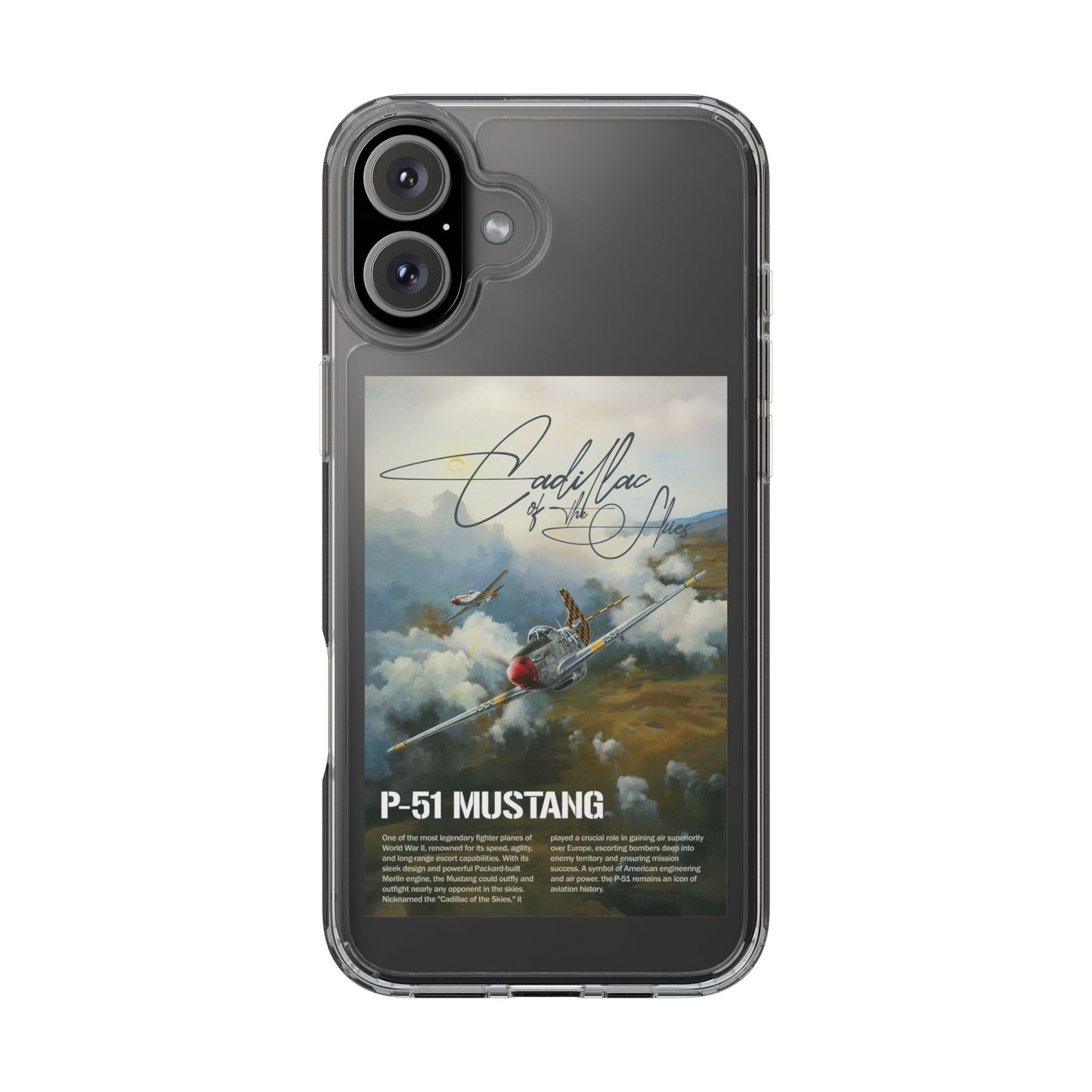 Cadillac of the Sky Clear Phone Case
