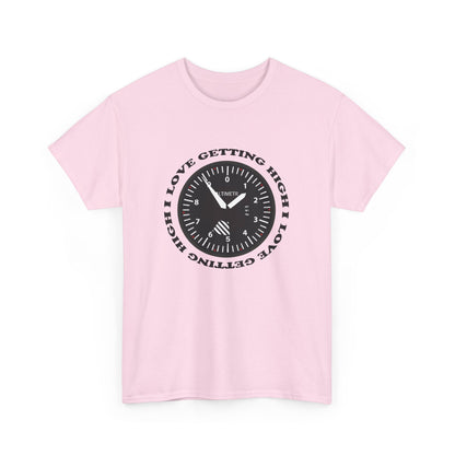 "I Love Getting High" Altimeter Heavy Cotton Tee