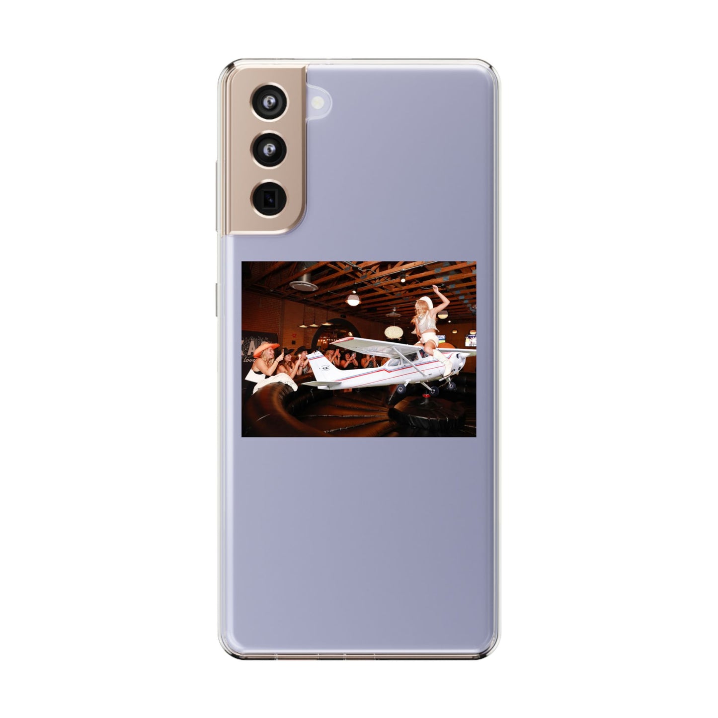 Cessna Jockey Clear Phone Case