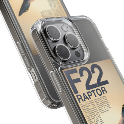 F22 Raptor Clear Phone Case, Military Aviation Accessory, Unique Gift for Airplane Enthusiasts, Customizable iPhone Cover, Durable [...]