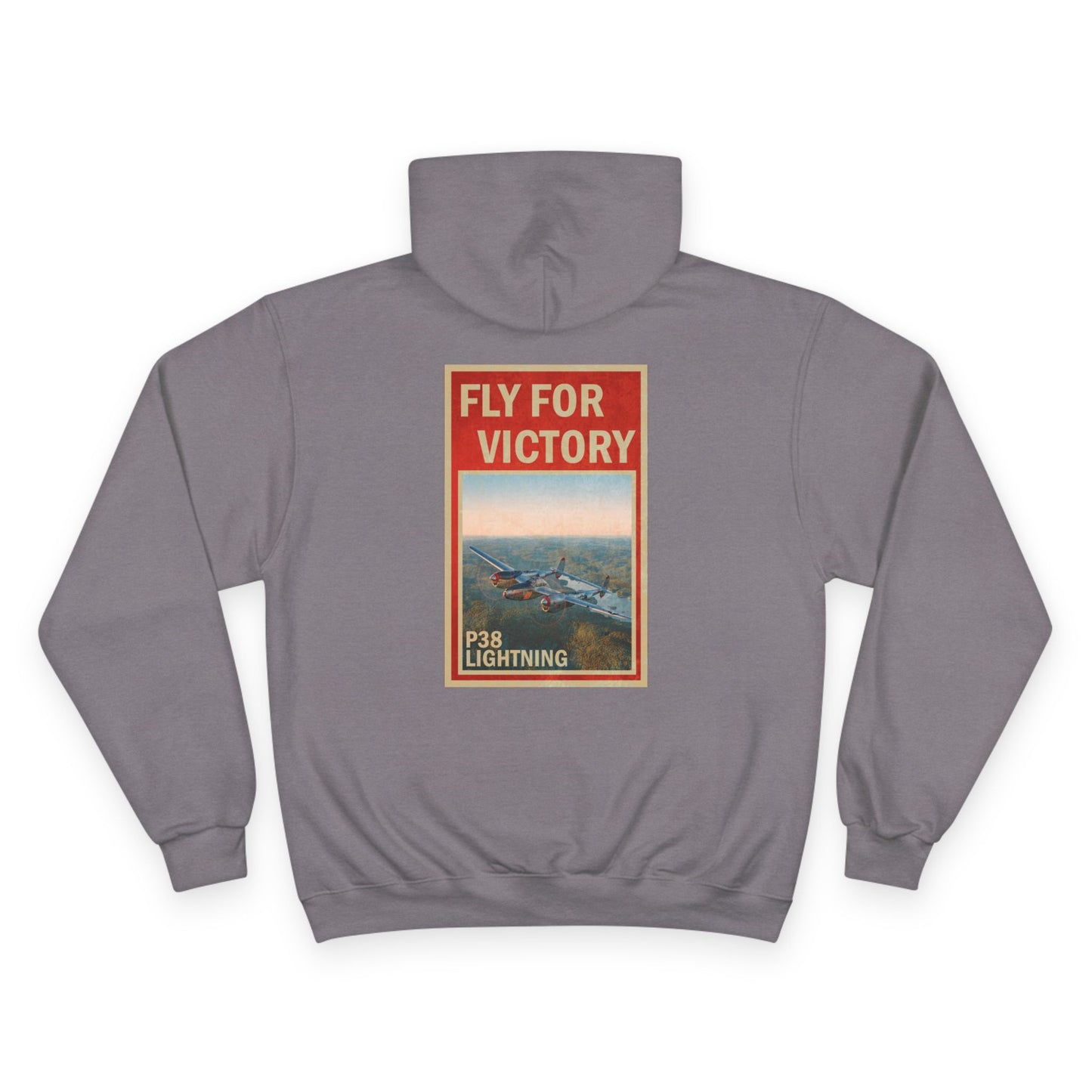 Fly for Victory P-38 Lightning Champion Hoodie