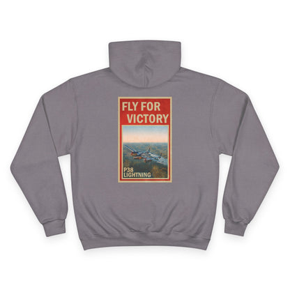 Fly for Victory P-38 Lightning Champion Hoodie