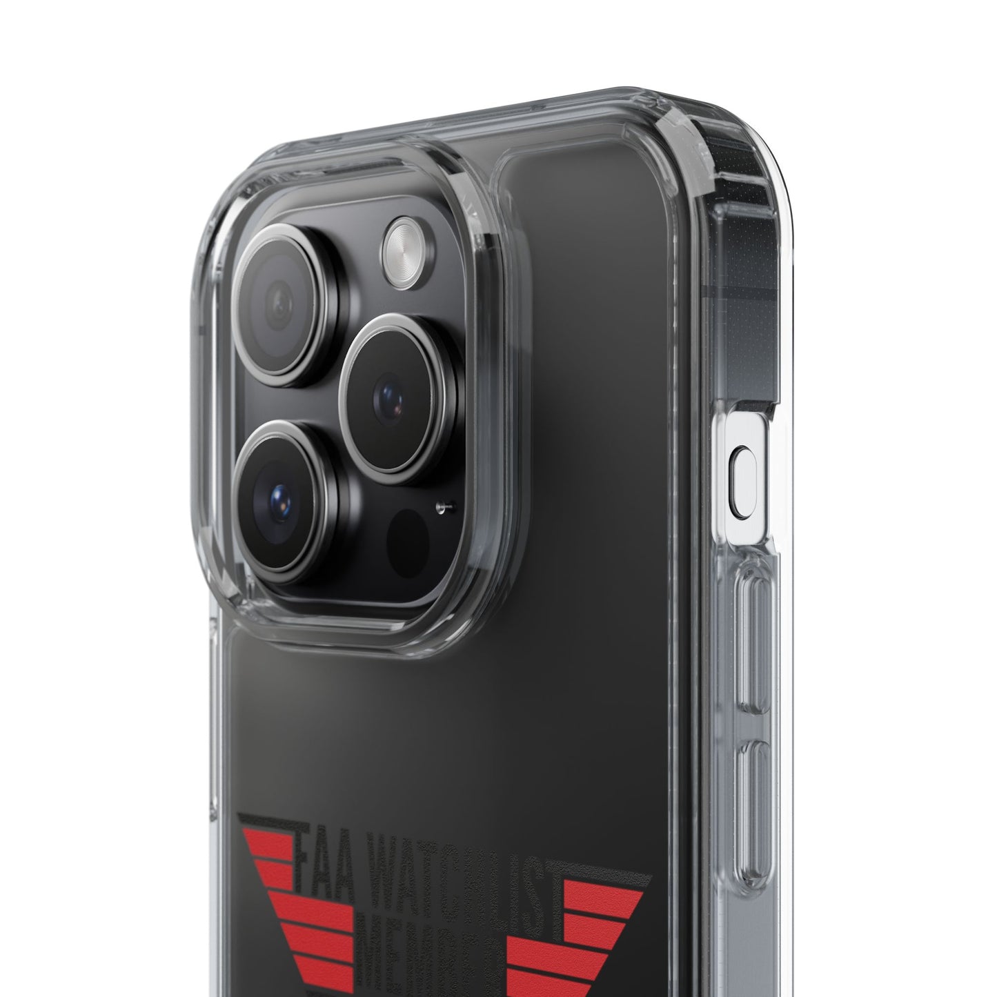 FAA Watchlist Member Clear Phone Case