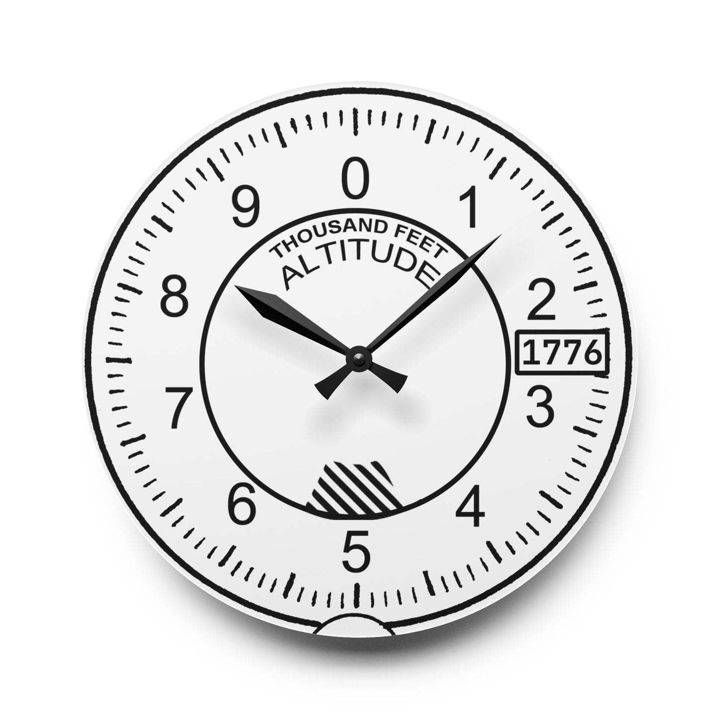 Altimeter Wall Clock