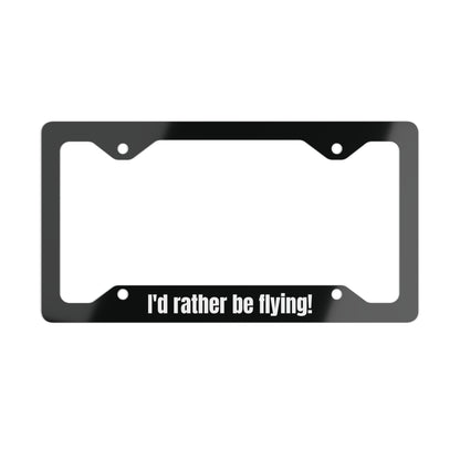 Pilot License Plate Frame