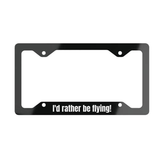 Pilot License Plate Frame