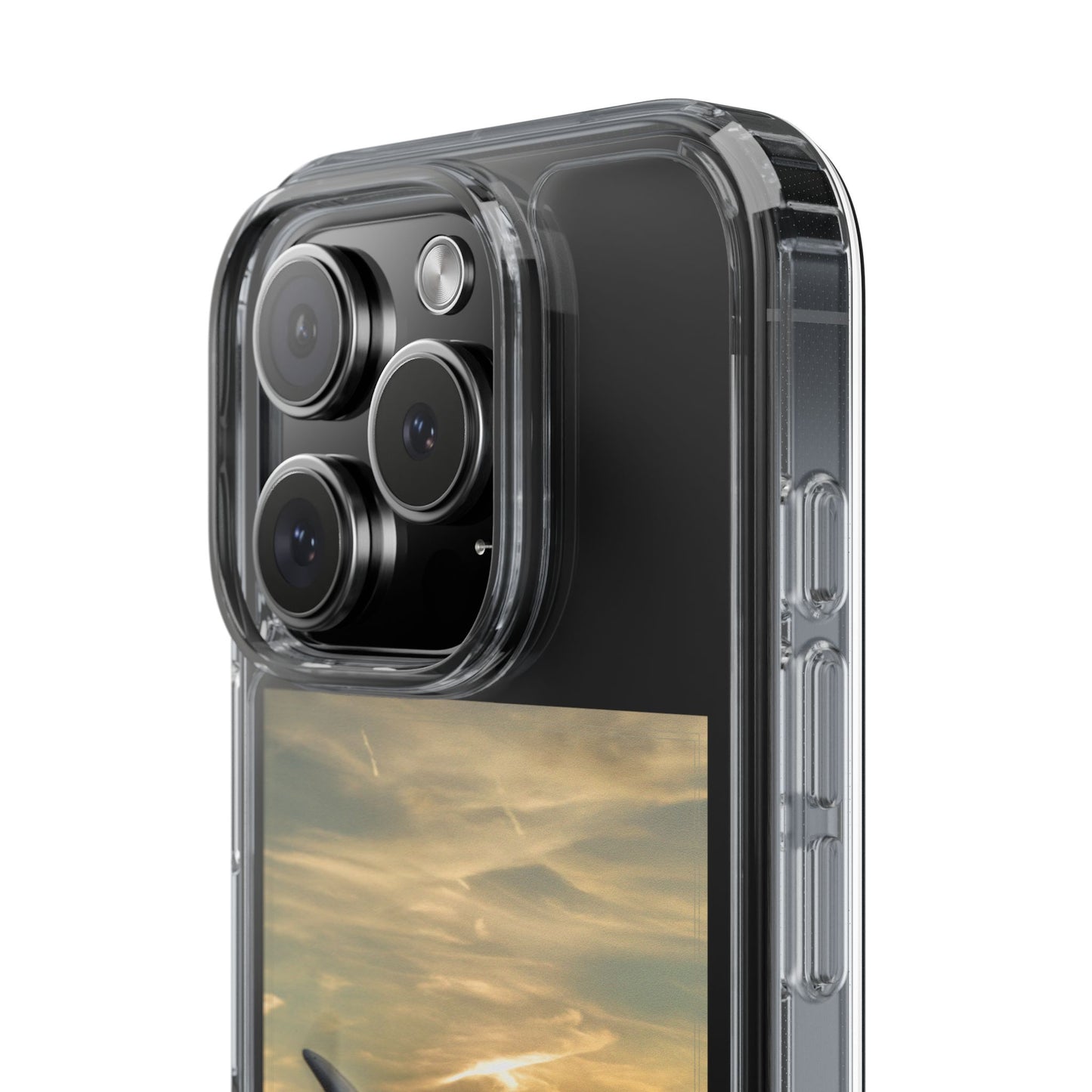 Vintage Warhawk Phone Case, Clear Cases, Military Aviation, Gifts for Him, Unique Phone Accessories