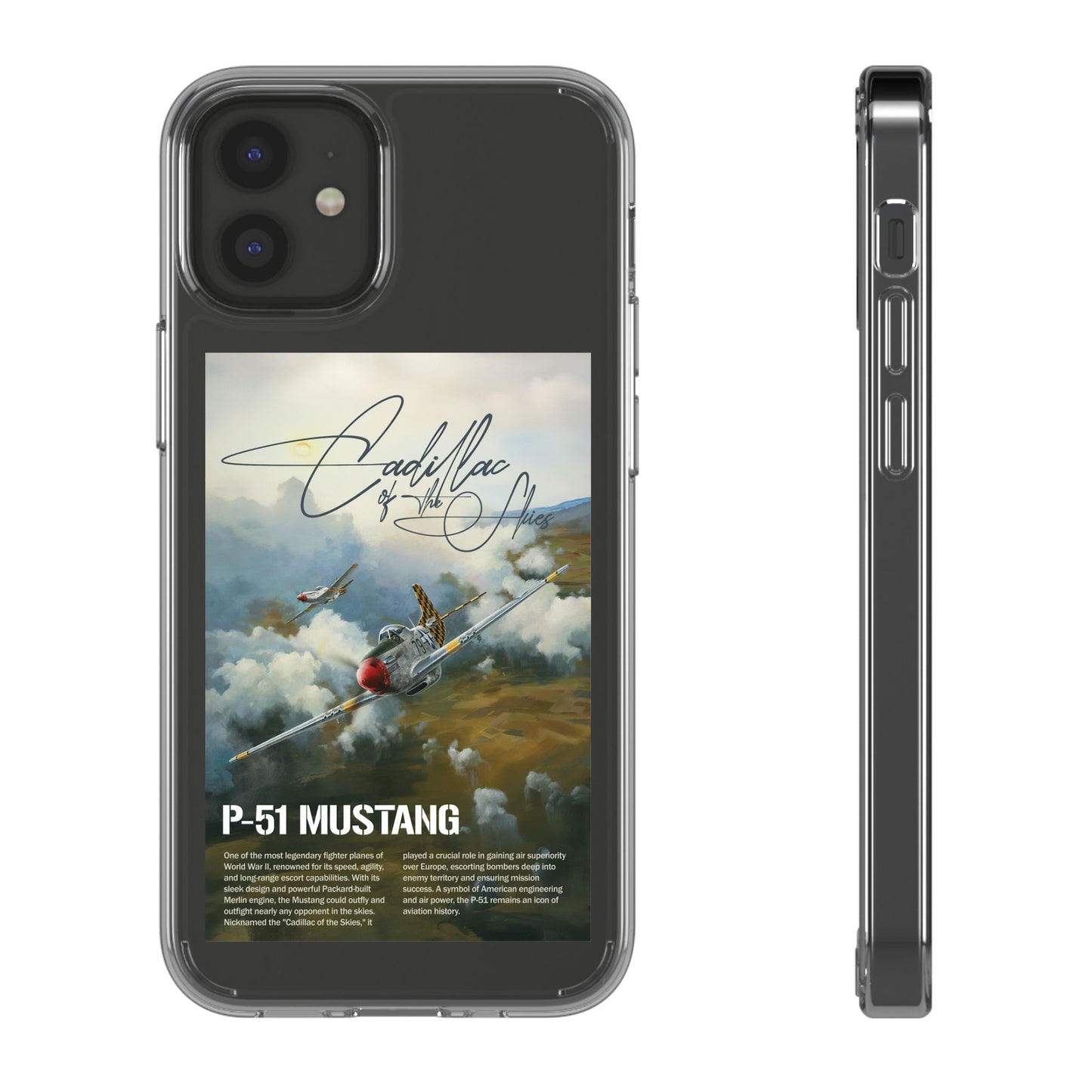 Cadillac of the Sky Clear Phone Case