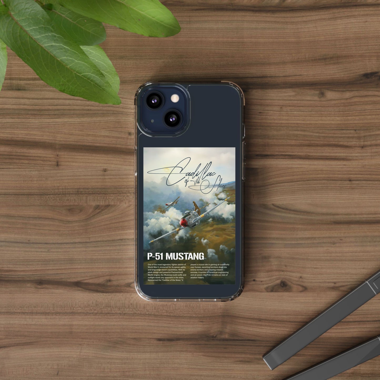 Cadillac of the Sky Clear Phone Case