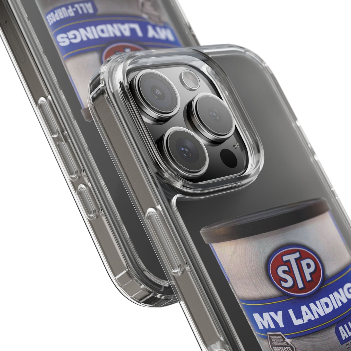 Greasy Landing Custom Clear Phone Case