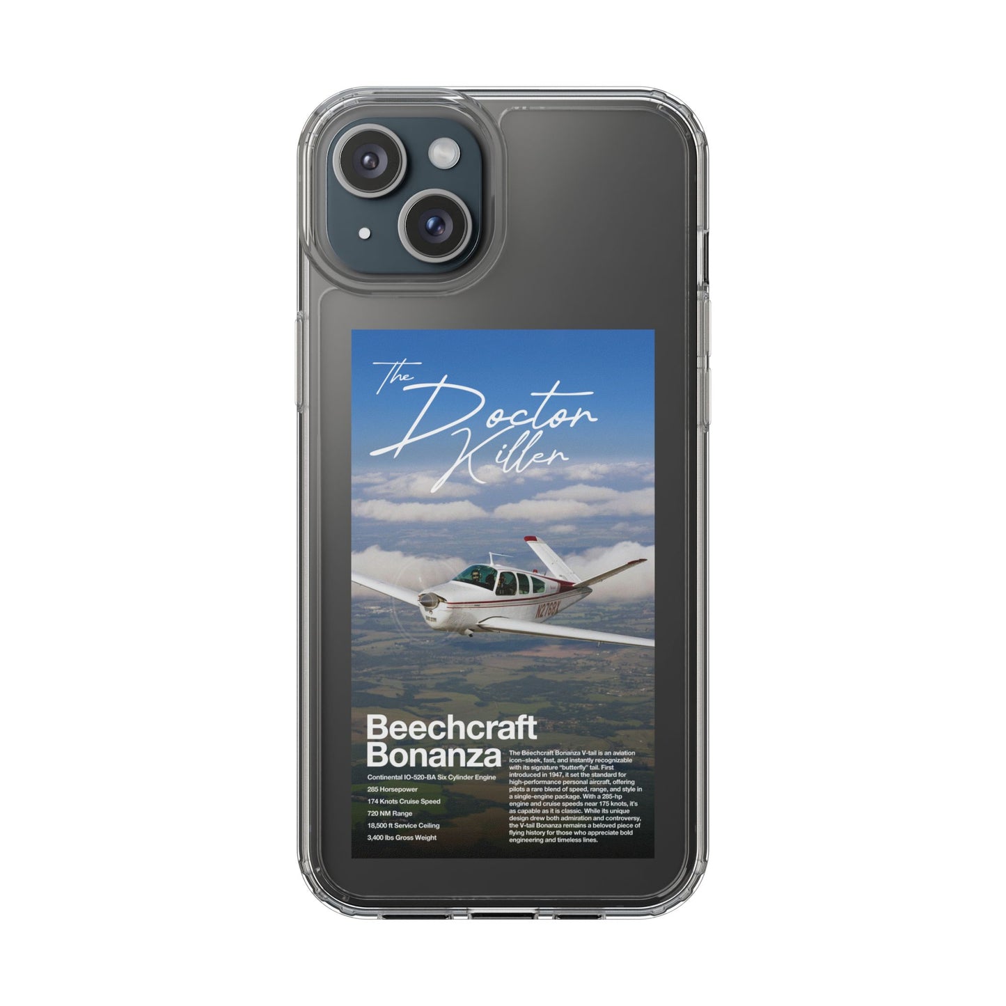 Doctor Killer Clear Phone Case