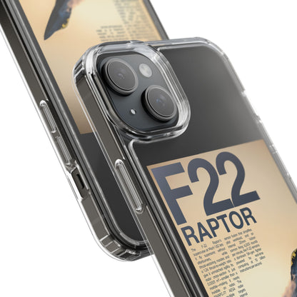 F22 Raptor Clear Phone Case, Military Aviation Accessory, Unique Gift for Airplane Enthusiasts, Customizable iPhone Cover, Durable [...]