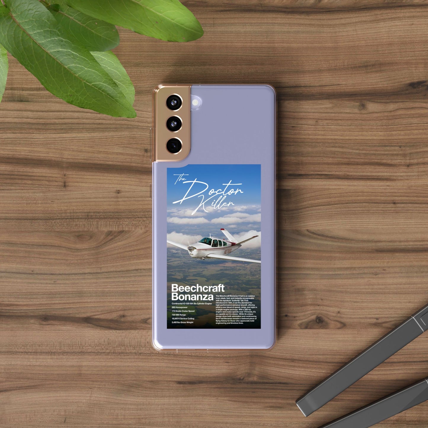 Doctor Killer Clear Phone Case