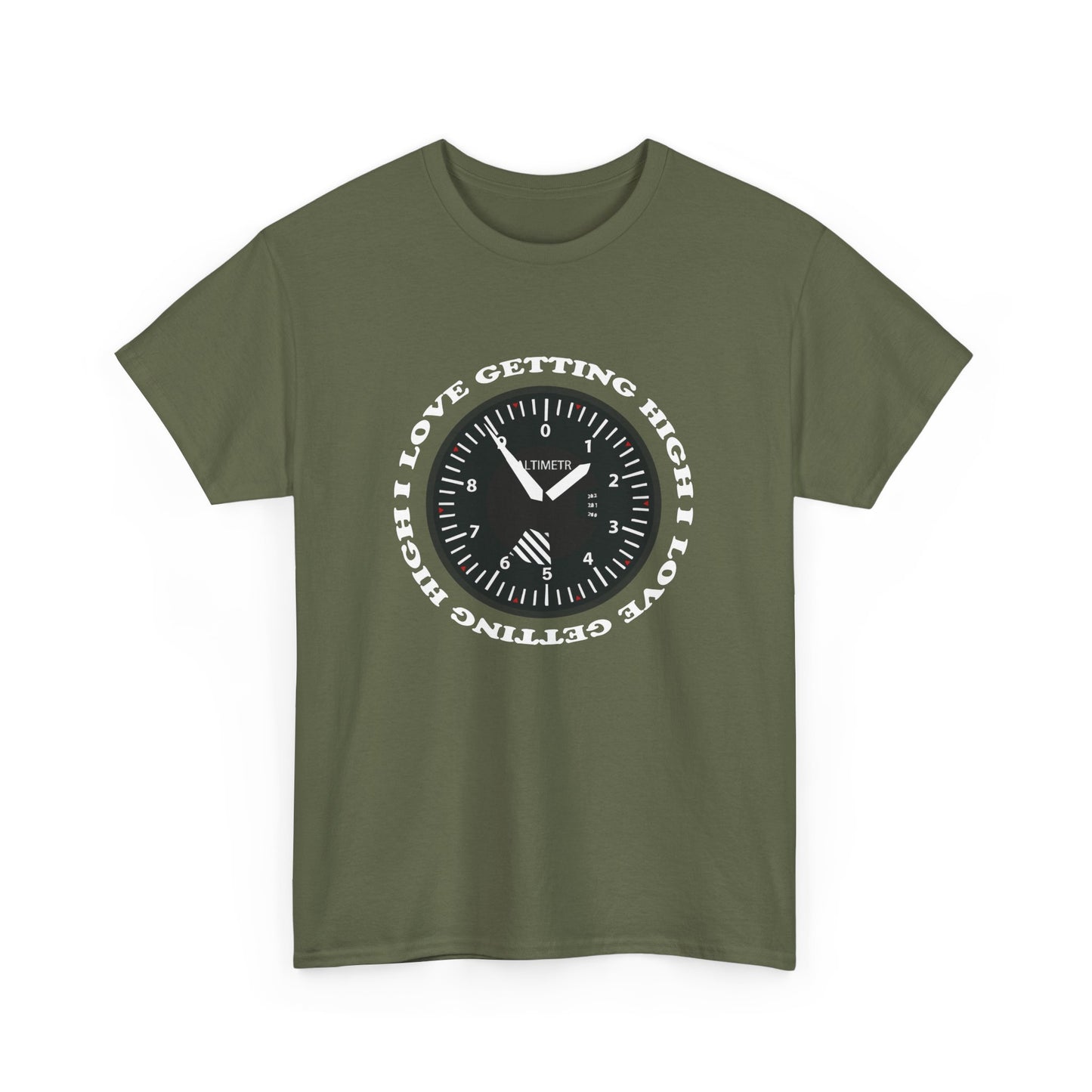 "I Love Getting High" Altimeter Heavy Cotton Tee