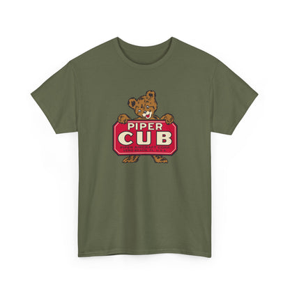 Piper Cub Bear Vintage Heavy Cotton Tee