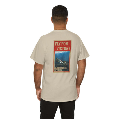Supermarine Spitfire "Fly For Victory" Heavy Cotton Tee