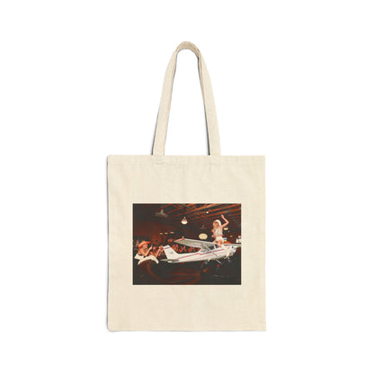 Cessna Jockey Vintage Cotton Canvas Tote Bag