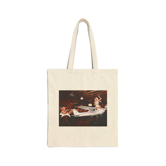 Cessna Jockey Vintage Cotton Canvas Tote Bag
