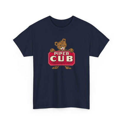 Piper Cub Bear Vintage Heavy Cotton Tee
