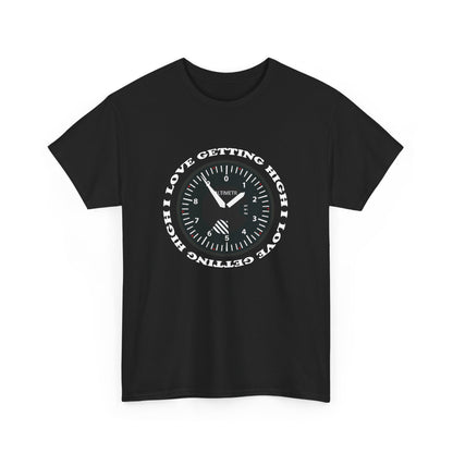 "I Love Getting High" Altimeter Heavy Cotton Tee
