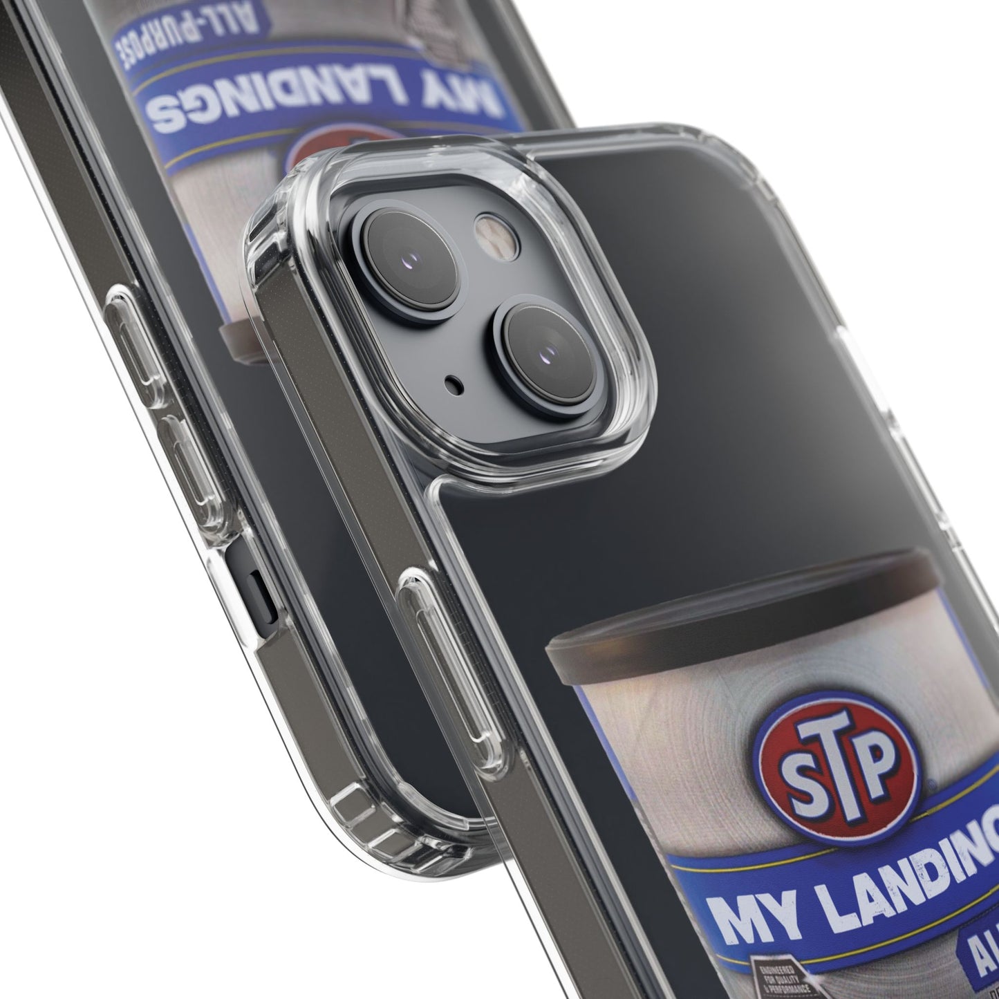 Greasy Landing Custom Clear Phone Case