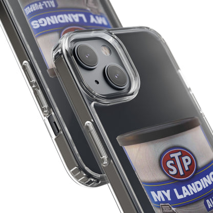 Greasy Landing Custom Clear Phone Case