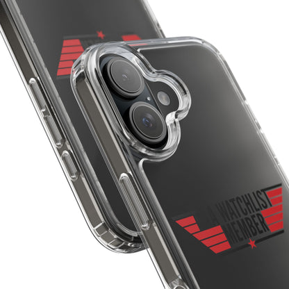 FAA Watchlist Member Clear Phone Case