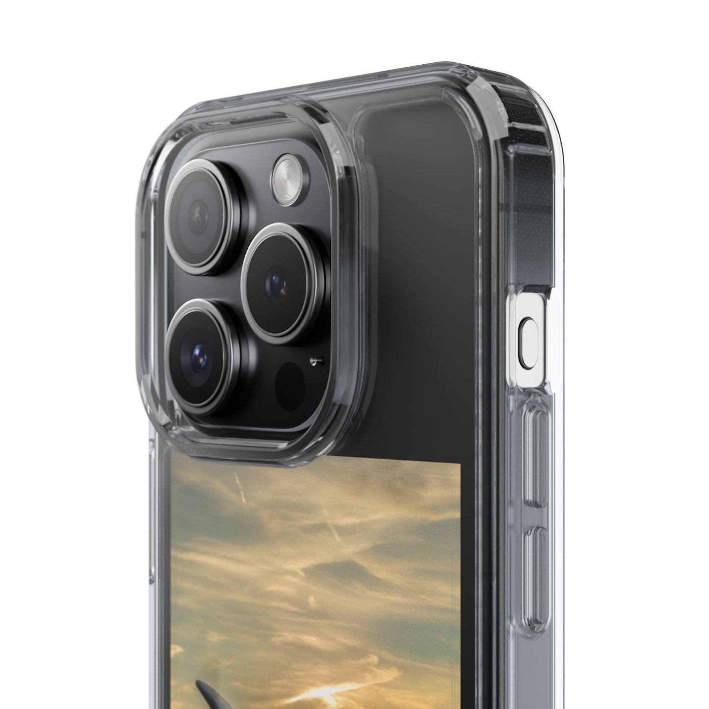 Vintage Warhawk Phone Case, Clear Cases, Military Aviation, Gifts for Him, Unique Phone Accessories