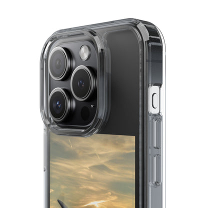 Vintage Warhawk Phone Case, Clear Cases, Military Aviation, Gifts for Him, Unique Phone Accessories