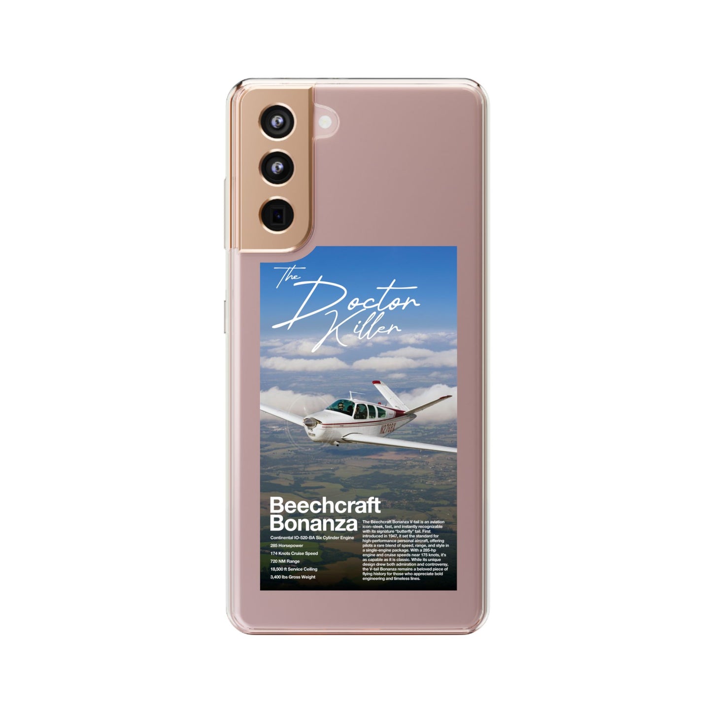 Doctor Killer Clear Phone Case