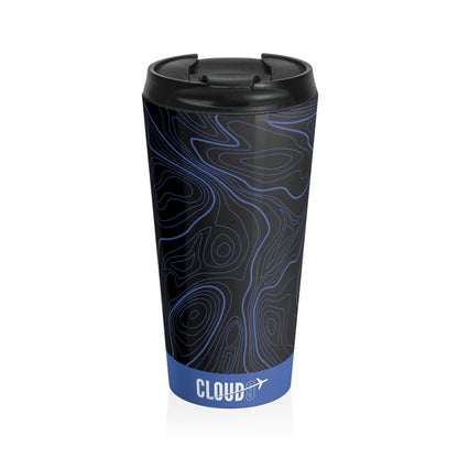Topographic Travel Tumbler