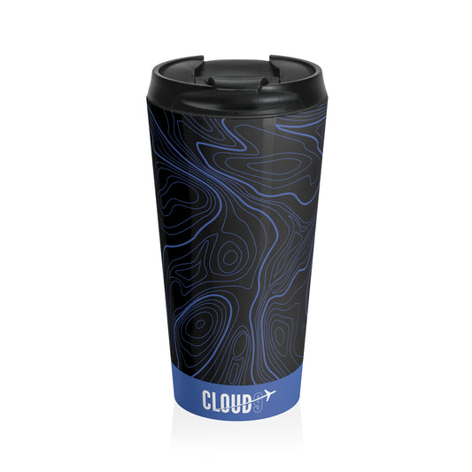 Topographic Travel Tumbler