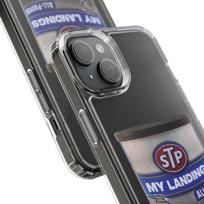 Greasy Landing Custom Clear Phone Case