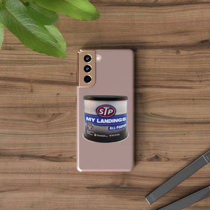 Greasy Landing Custom Clear Phone Case