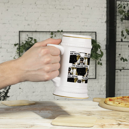 Drunk Now Beer Stein Mug