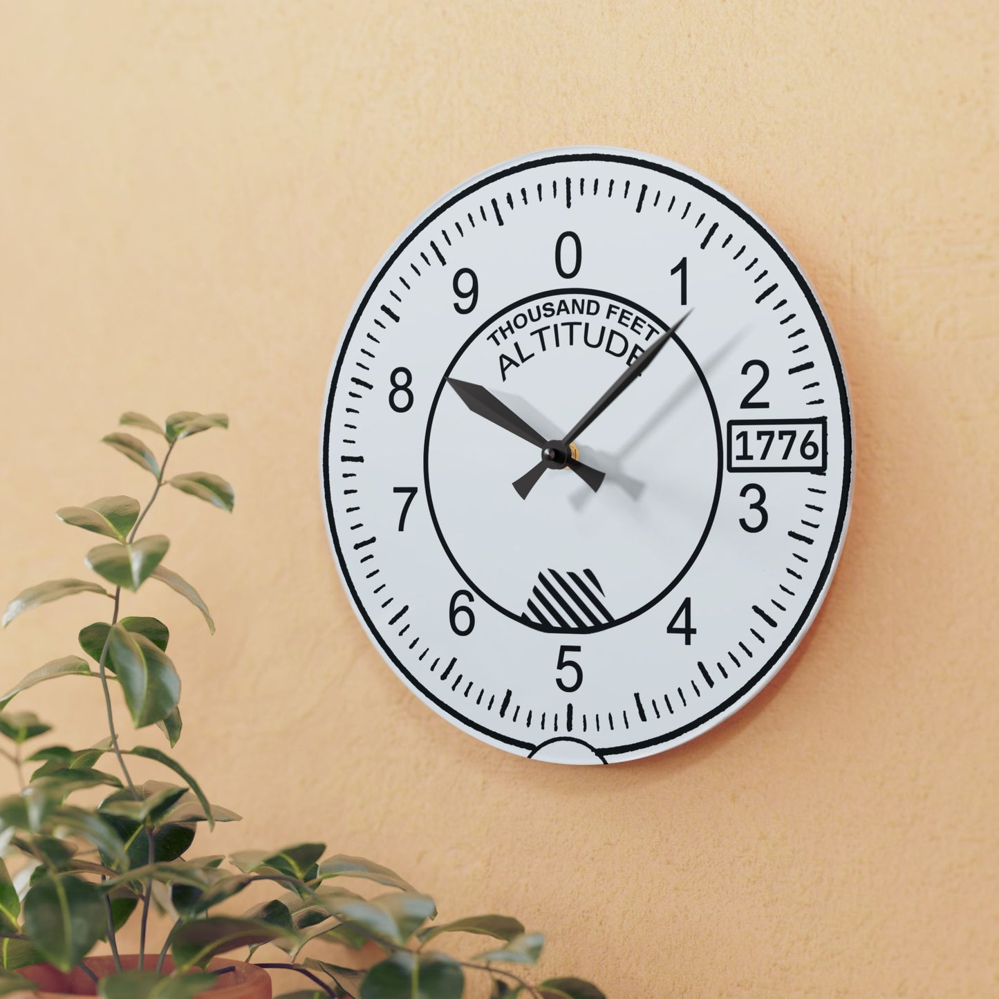 Altimeter Wall Clock