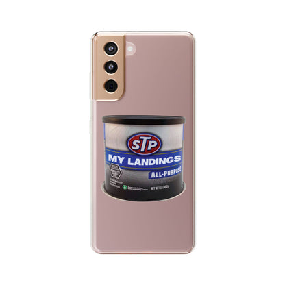 Greasy Landing Custom Clear Phone Case