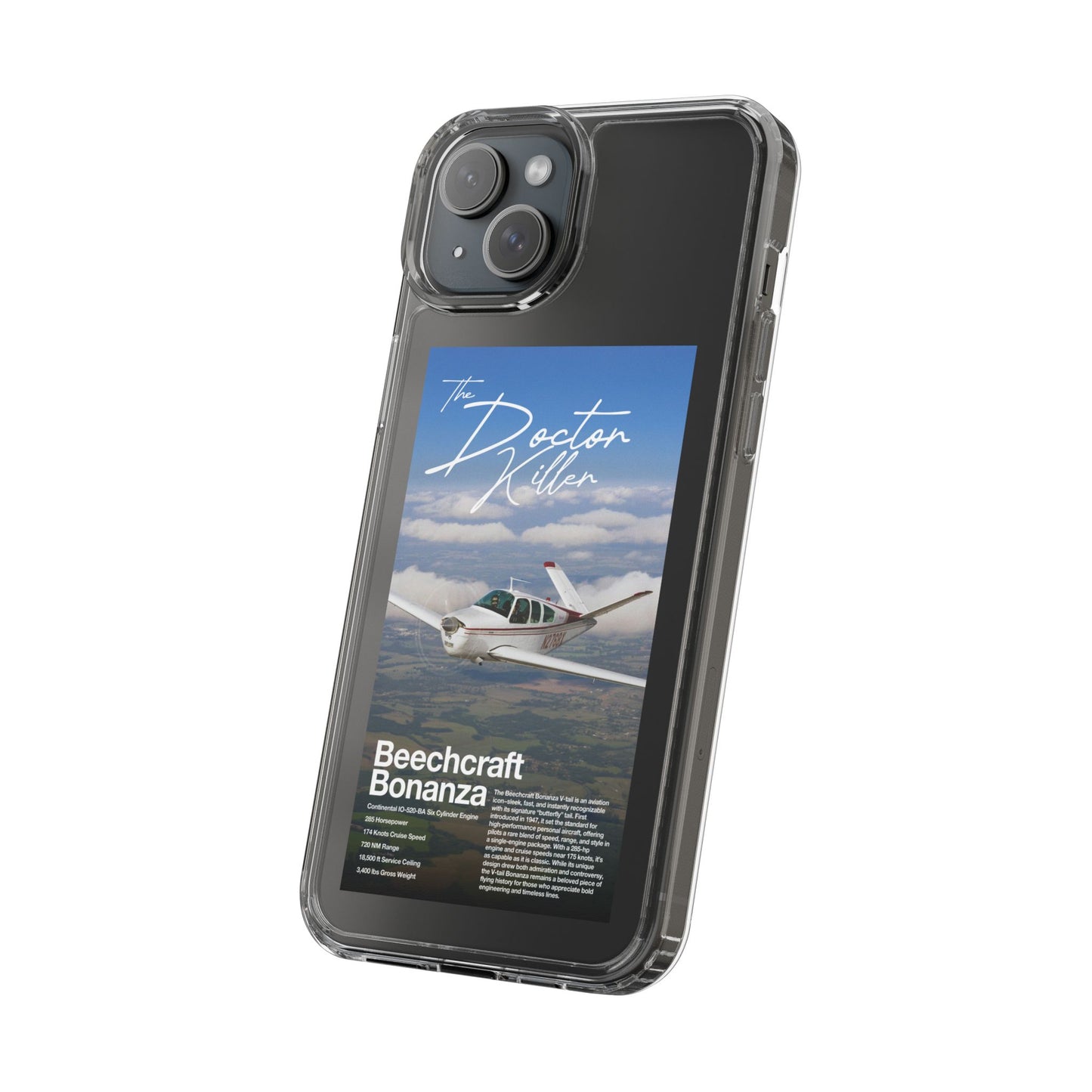 Doctor Killer Clear Phone Case