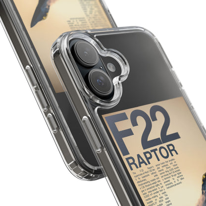 F22 Raptor Clear Phone Case, Military Aviation Accessory, Unique Gift for Airplane Enthusiasts, Customizable iPhone Cover, Durable [...]