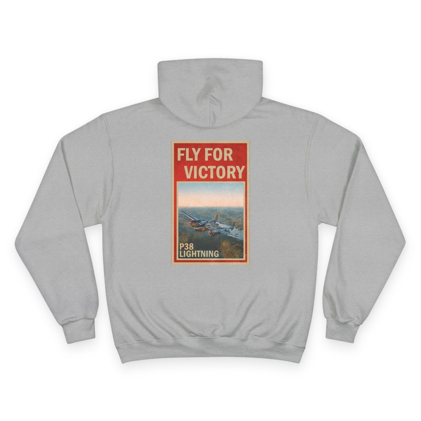 Fly for Victory P-38 Lightning Champion Hoodie