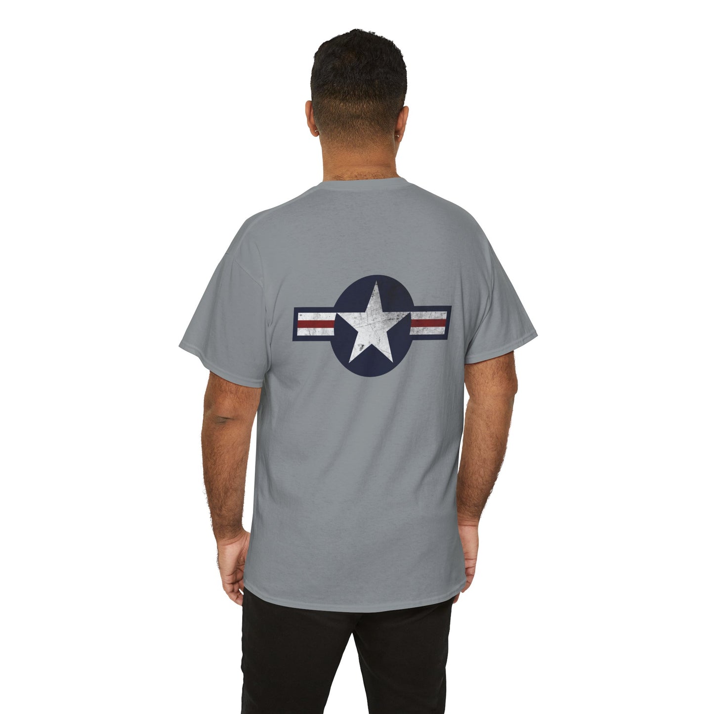 USAF Stars & Bars Heavy Cotton Tee