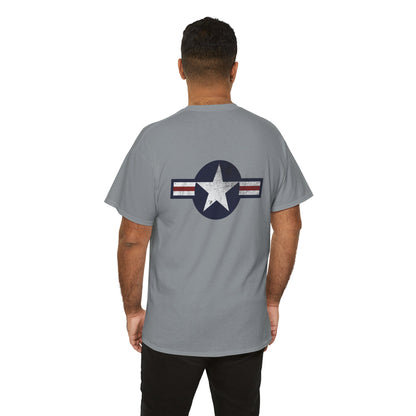USAF Stars & Bars Heavy Cotton Tee