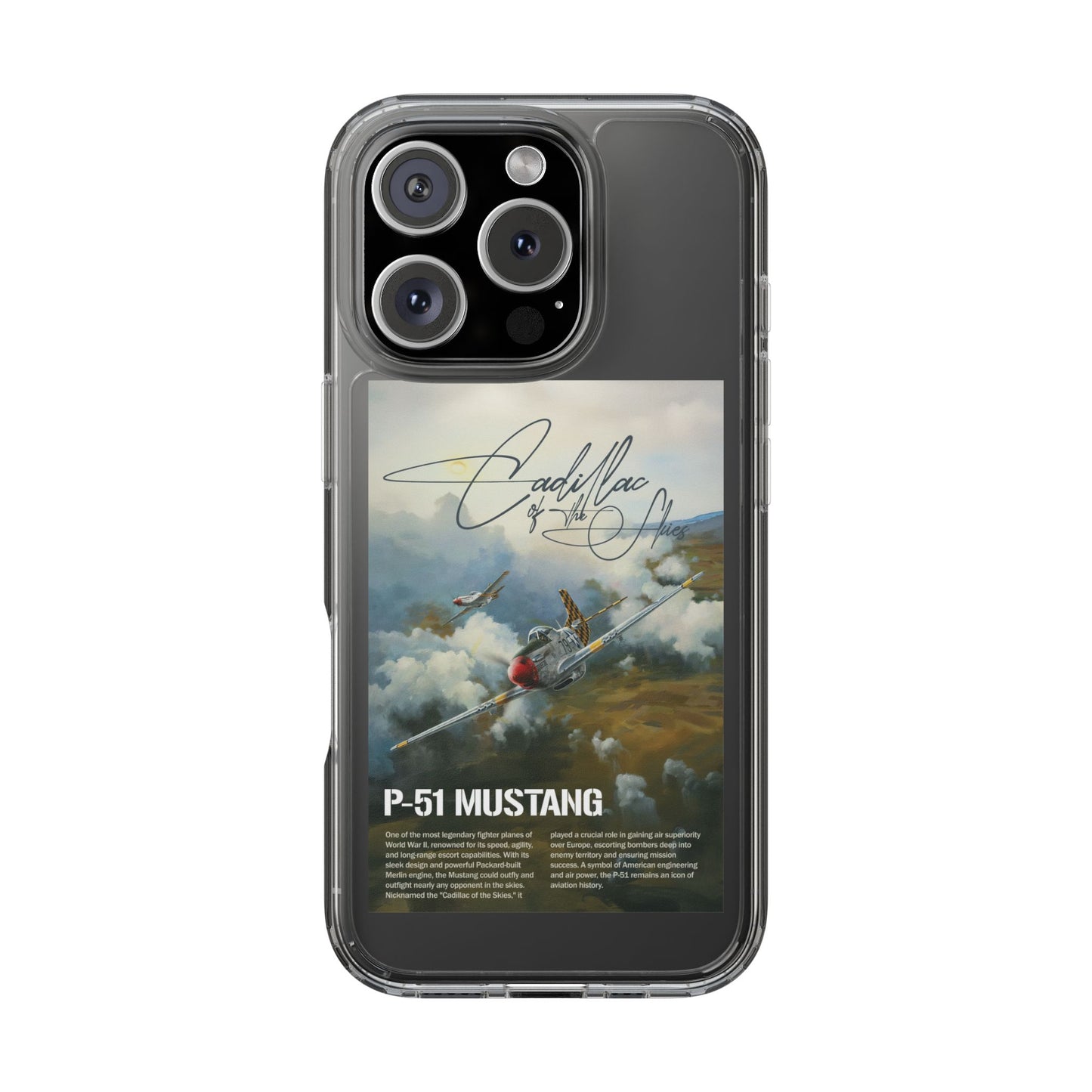 Cadillac of the Sky Clear Phone Case