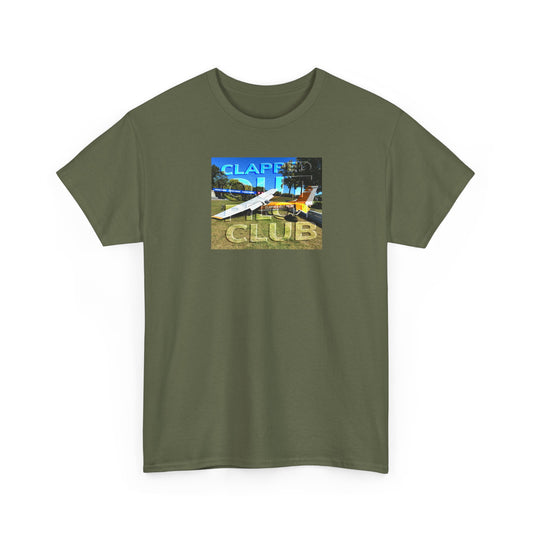 "Capped Out Pilot Club" Heavy Cotton Tee