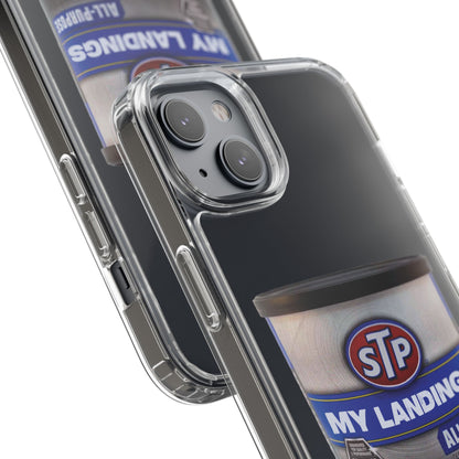 Greasy Landing Custom Clear Phone Case