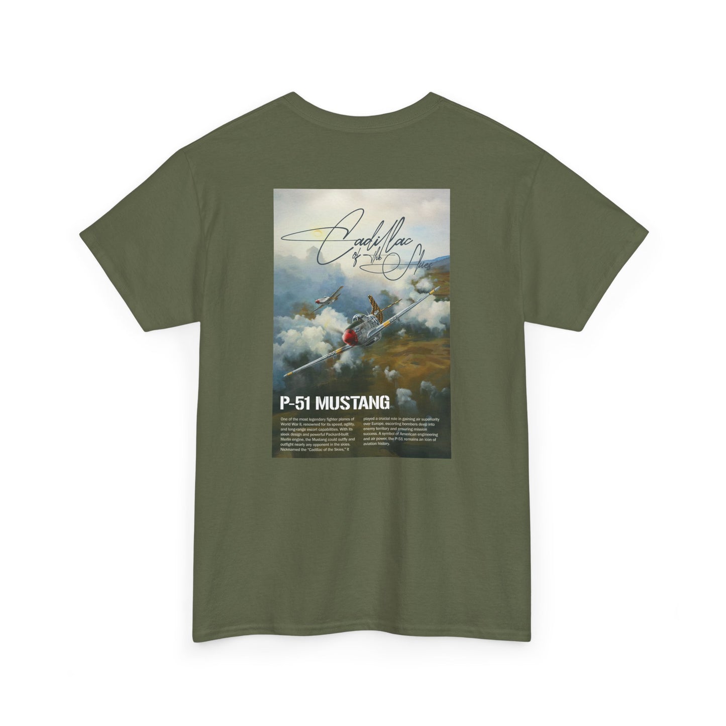 P-51 Mustang Heavy Cotton Tee