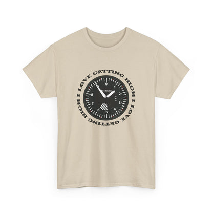"I Love Getting High" Altimeter Heavy Cotton Tee