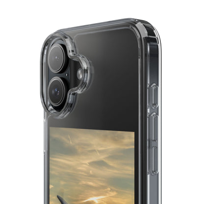 Vintage Warhawk Phone Case, Clear Cases, Military Aviation, Gifts for Him, Unique Phone Accessories