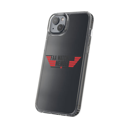 FAA Watchlist Member Clear Phone Case